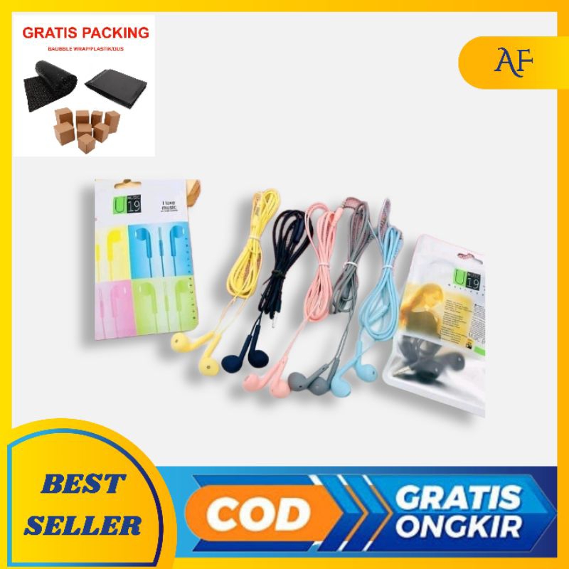 ✅U19 MACARON headset earphone U19 macaron handsfree headphone henset