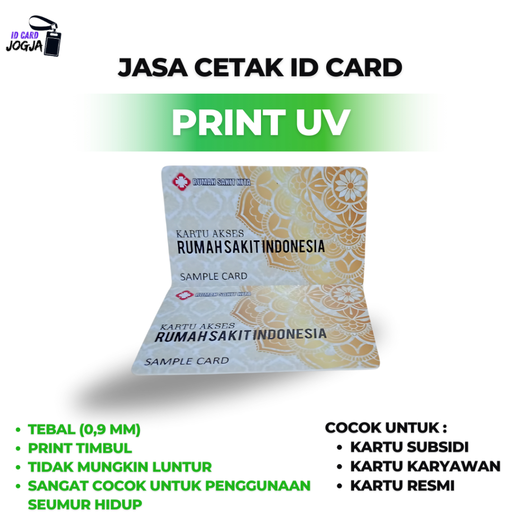 

[[BISA SATUAN]] Cetak ID Card Cetak Print UV Plastic PVC Kartu Member ID Card Express dan Murah