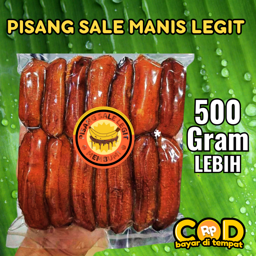 

Sale Pisang Basah Madu Siem super legit khas Banten 500 Gram
