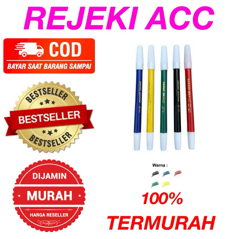 

Spidol Kecil Safari Brand Permanent Marker Permanen Tahan Air