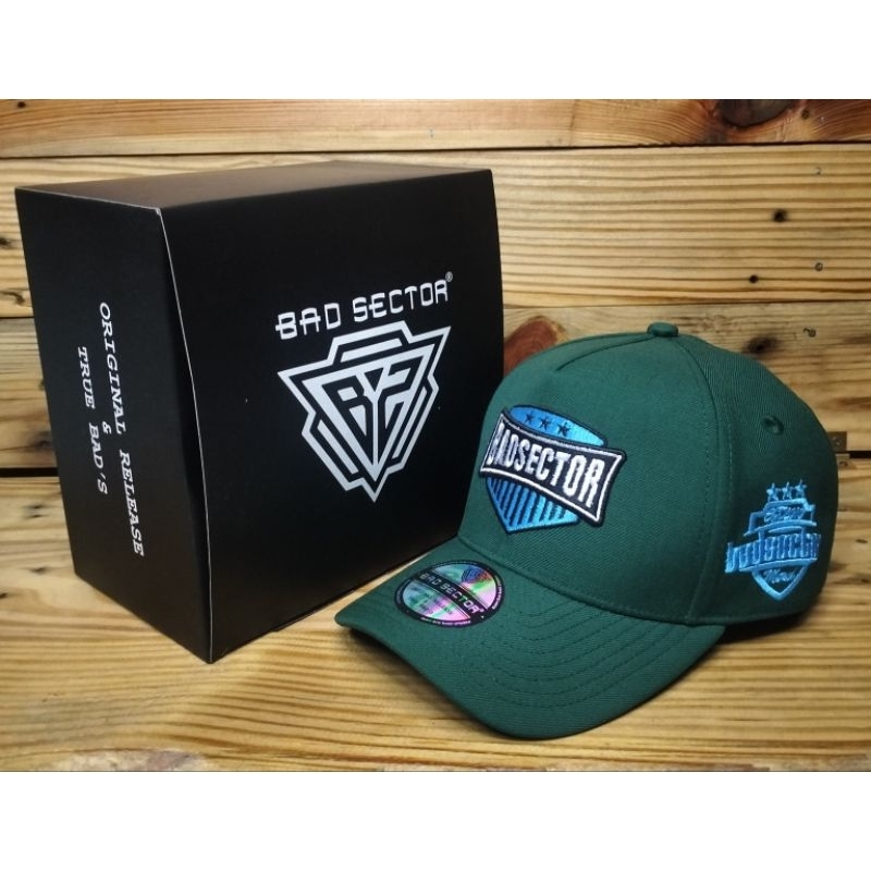 Topi Baseball Clothing Hijau Botol Bordir Premium Pria Wanita COD