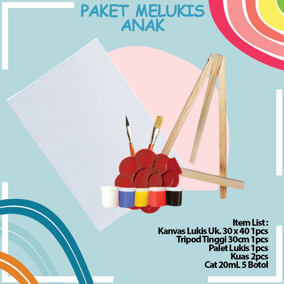 

Murah Terheboh Paket Melukis Kanvas Lukis Komplit Ukuran 3 x 4cm Murah Berkualitas