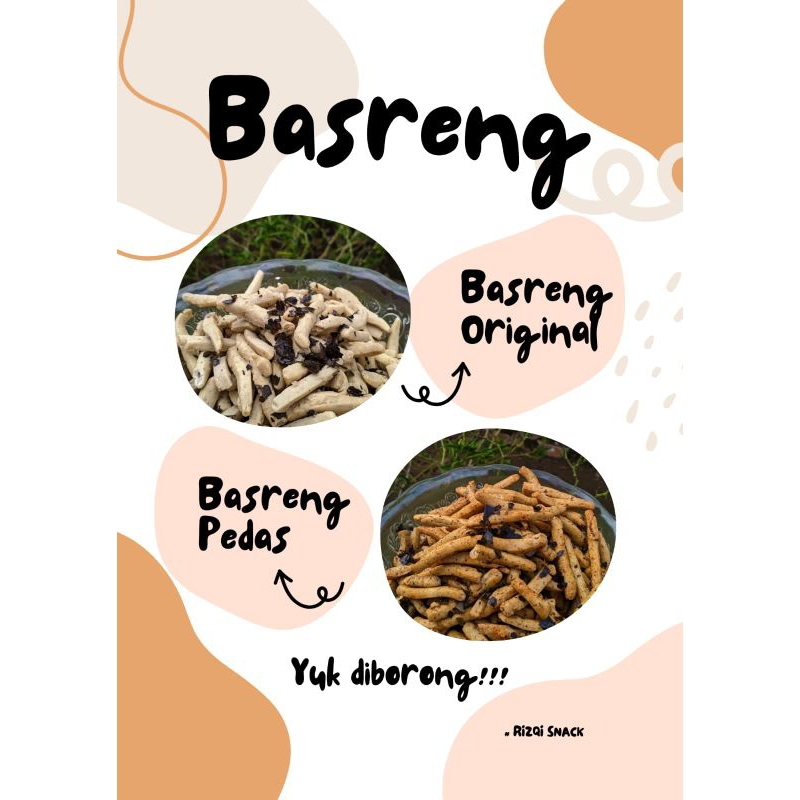 

Basreng Original dan Pedas daun Jeruk 500 gram