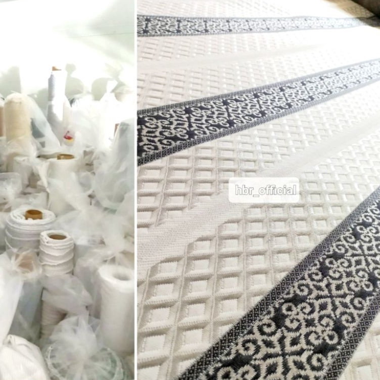 KODE T95B Bahan Kain Knitting Springbed Seri A Gramasi Tebal Eksport Quality