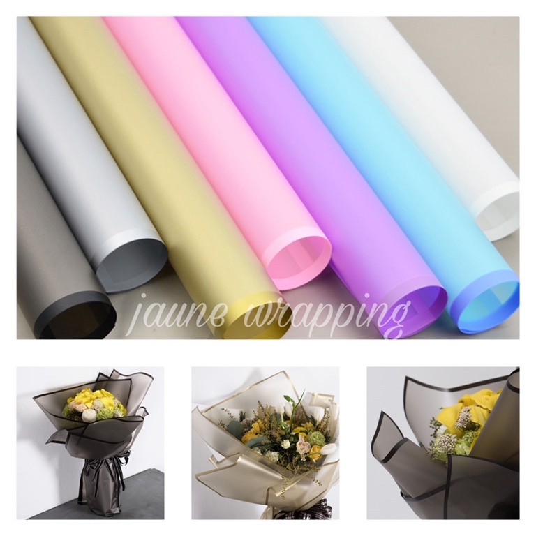 

Garansi Belanja 1PAK2LEMBAR JBB Kertas Buket Bunga Flower Wrapping Paper Cellophane