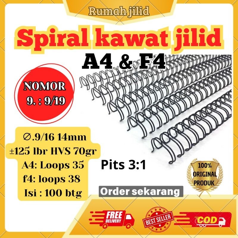 

RING KAWAT SPIRAL/SPIRAL KAWAT NO 9.(9/16) HARGA / BTG MURAH