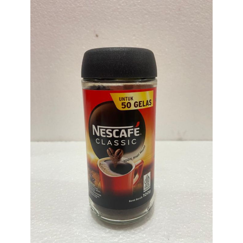

NESCAFE Classic Kopi Instan Kopi Hitam 100g Jar Exp 2026
