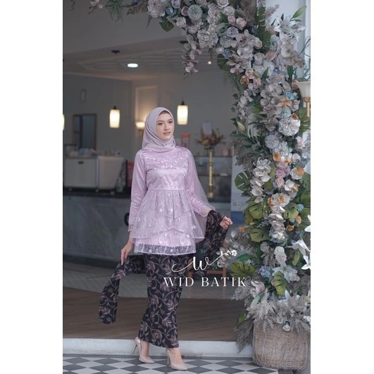 ADA JUMBO XXL - KEBAYA ASMITA COUPLE SARIMBIT BAJU KEBAYA WISUDA MODERN MODEL TERBARU KEBAYA BROKAT 