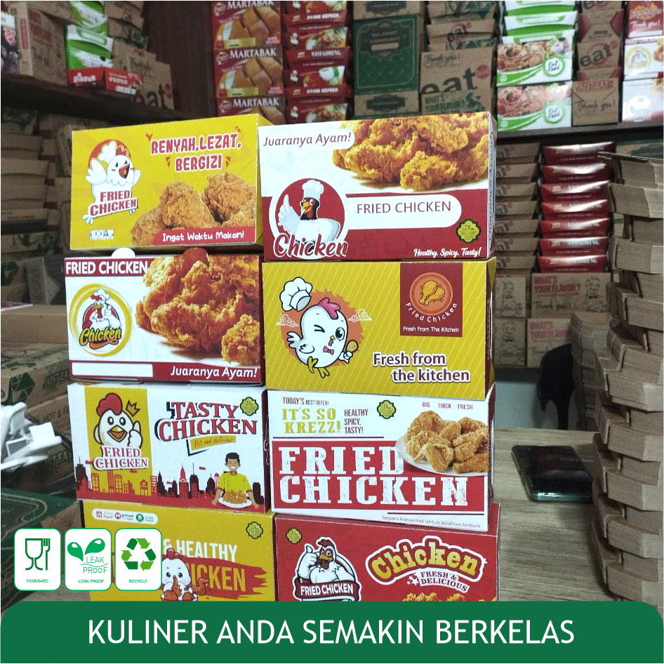 CUSTOM Cetak PO Dus Pakai Logo Sendiri / Paperlunch Box Takeaway/dus makanan murah/box paper/dus aya
