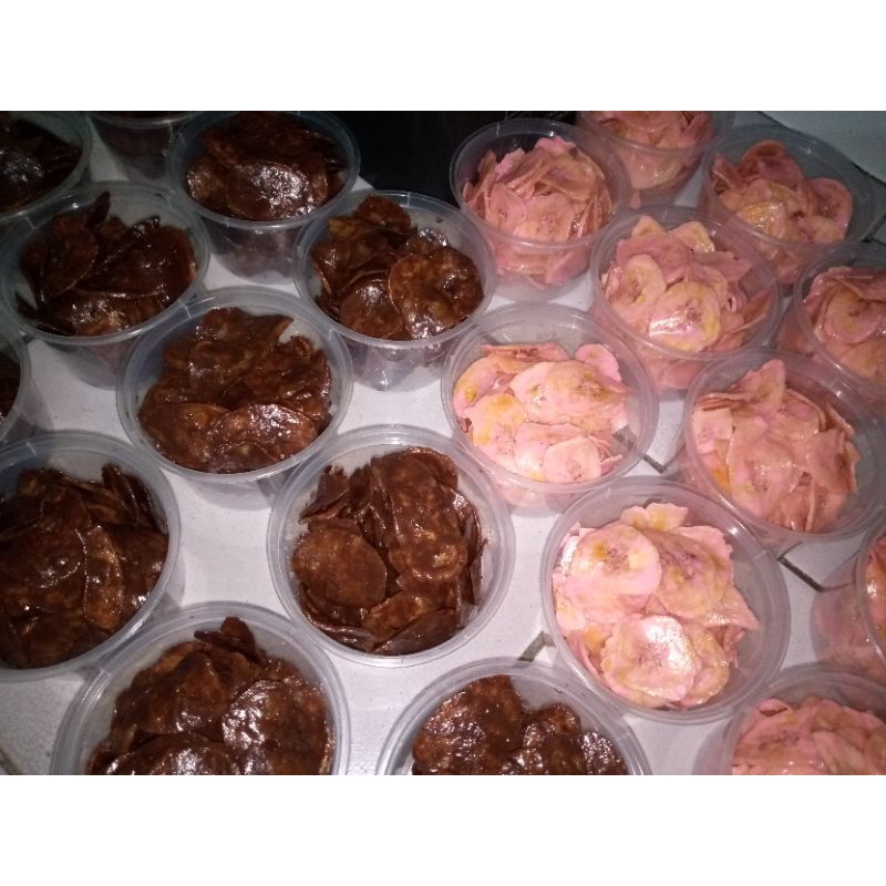 

kripik pisang coklat