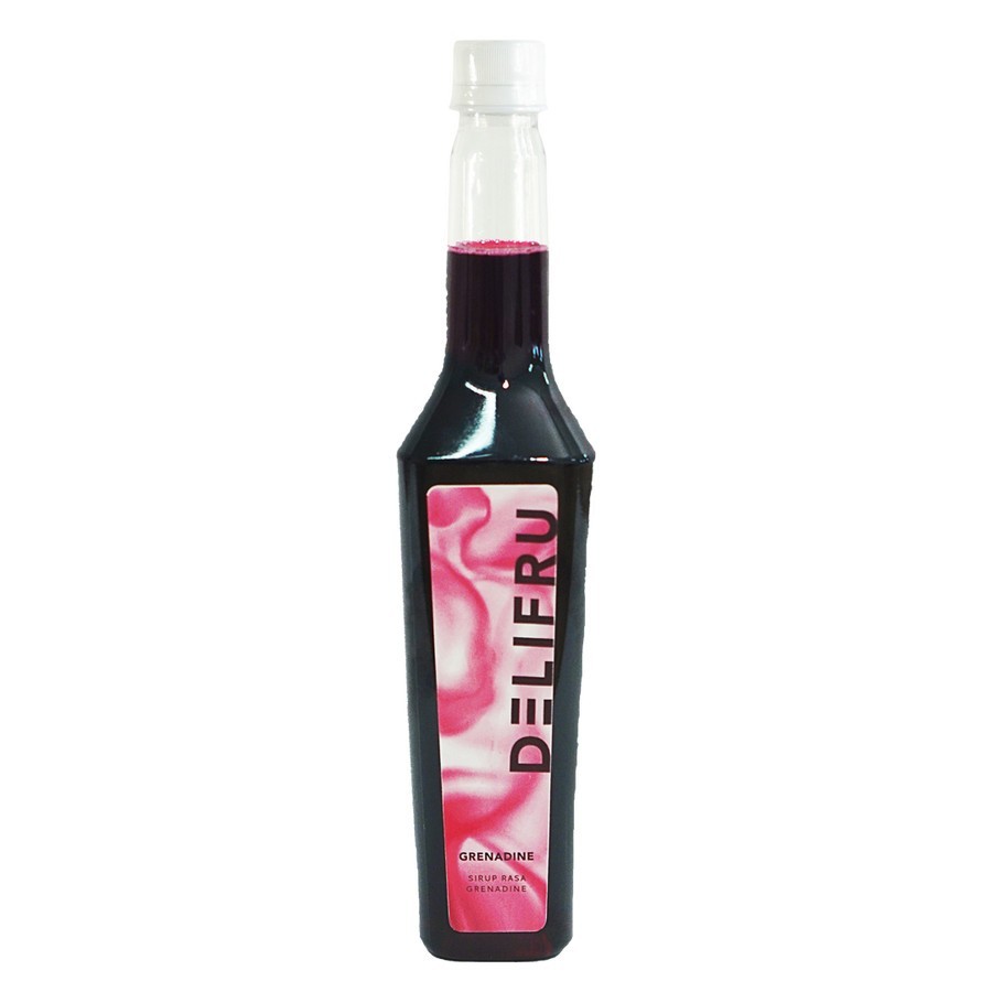 Grenadine Syrup Delifru / Sirup Grenadine Delifru - 500 ML