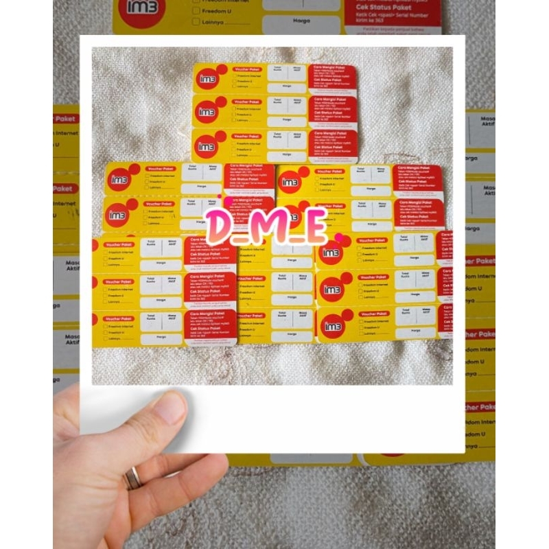 vocher kosong im3 | indosat