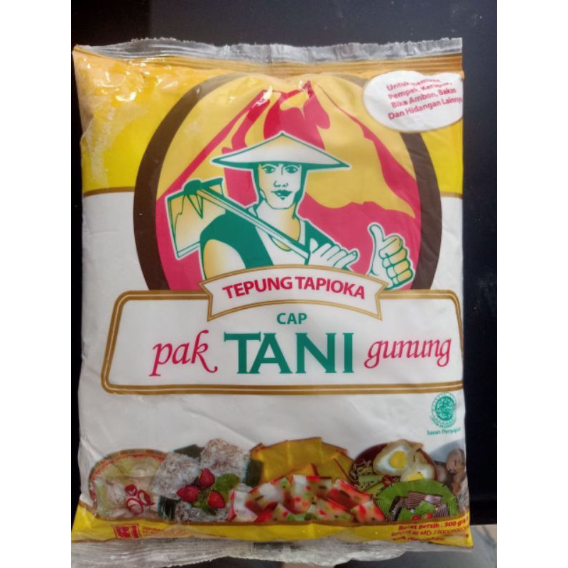 

TEPUNG TAPIOKA MERK PAK TANI 500 gram