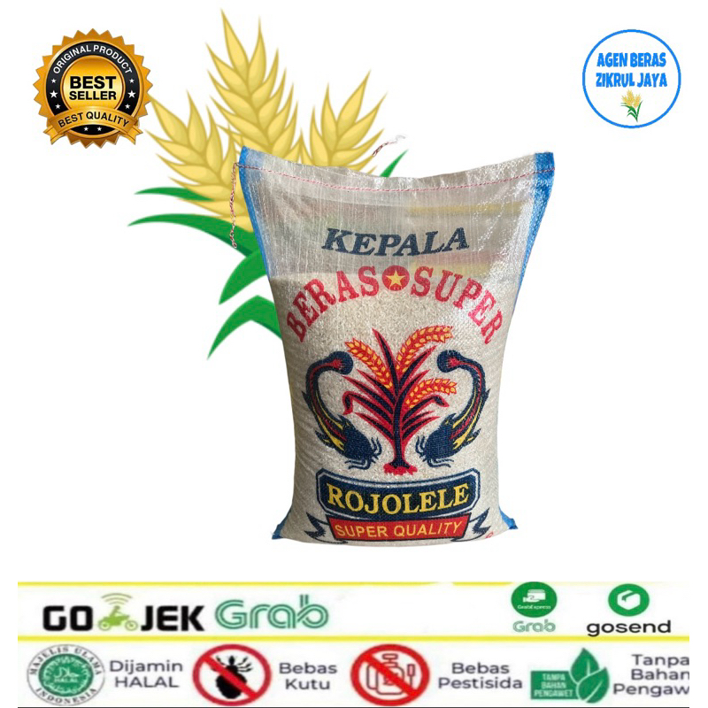

BERAS ROJOLELE QUALITY 5, 10, 20kg dan Lt