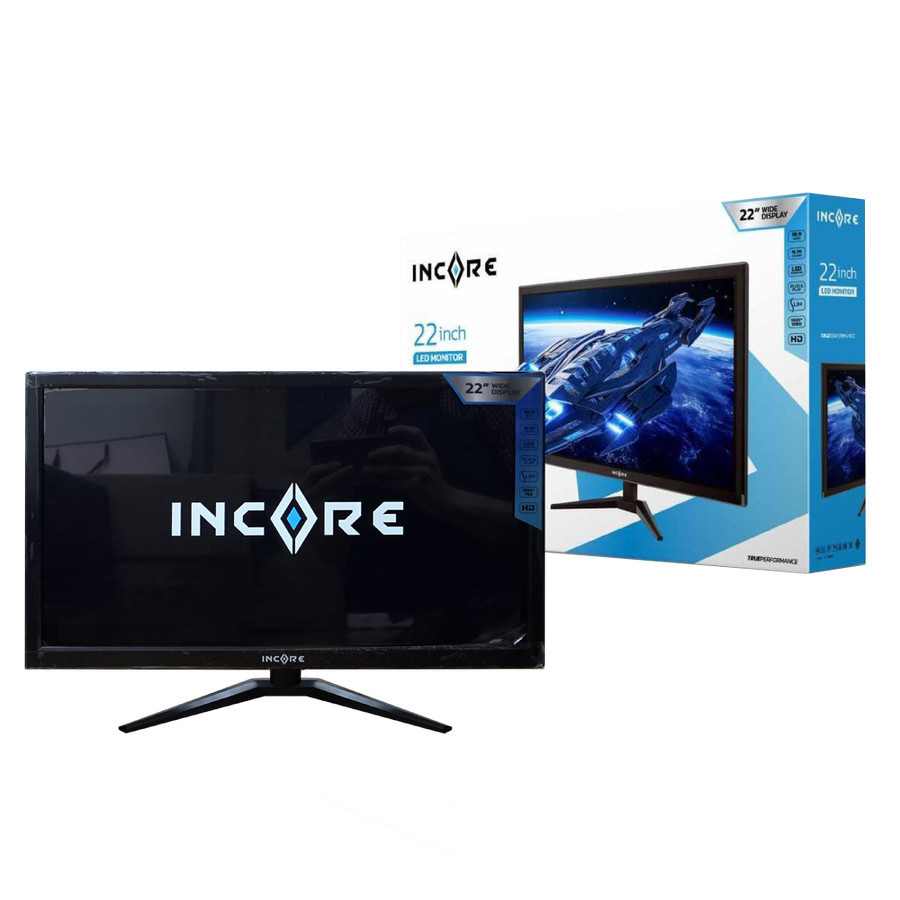 MONITOR LED 22 INCH IPS HDMI 75HZ FULL HD INCORE / LED MONITOR INCORE 22 INCH IPS HDMI