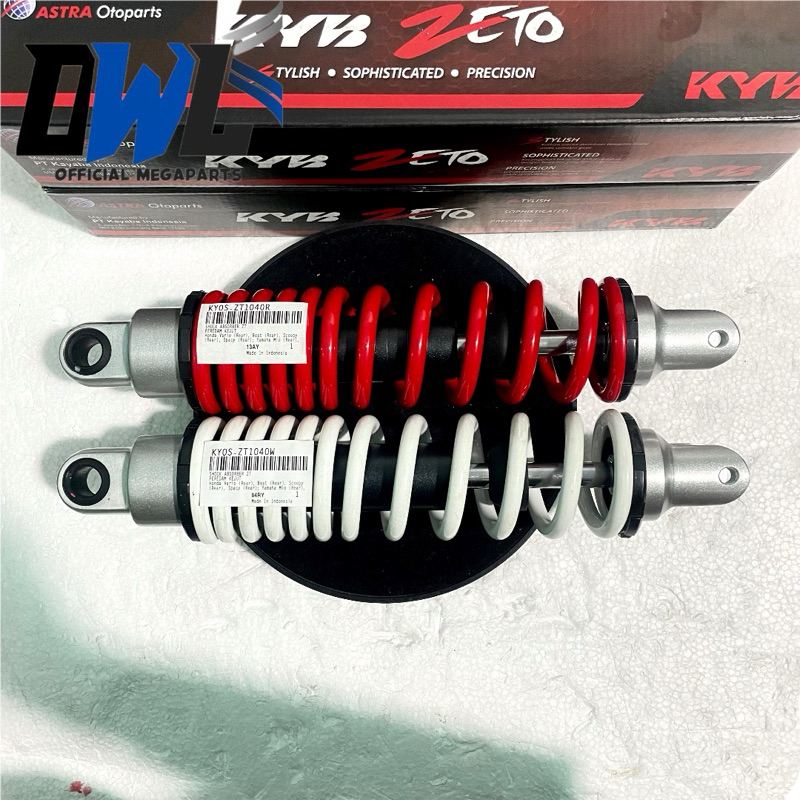 [Original & Termurah] Shockbreaker Sokbreker ZT1040 Kayaba/KYB Zeto KYOS-ZT1040 Merah ZT1040R Putih 