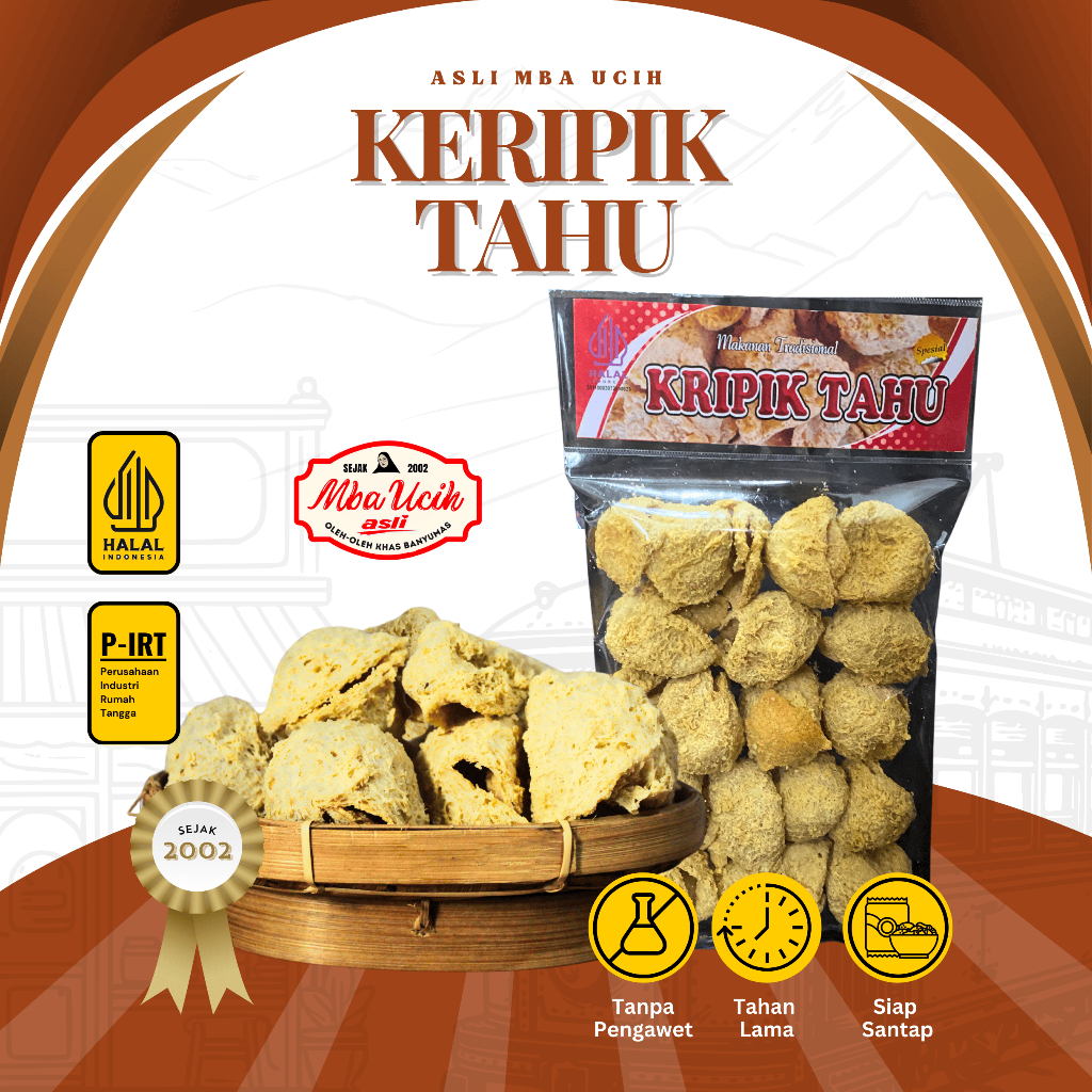 

Keripik Tahu Asli Mba Ucih Oleh Oleh Khas Banyumas