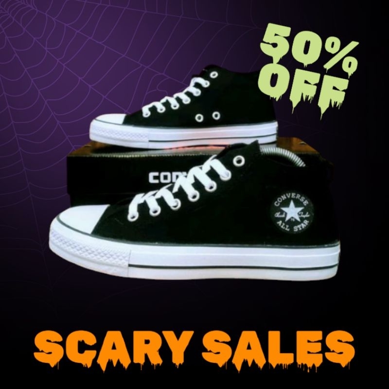 SEPATU CONVERSE SEMI BOOT HIGH CASUAL FRE TALI