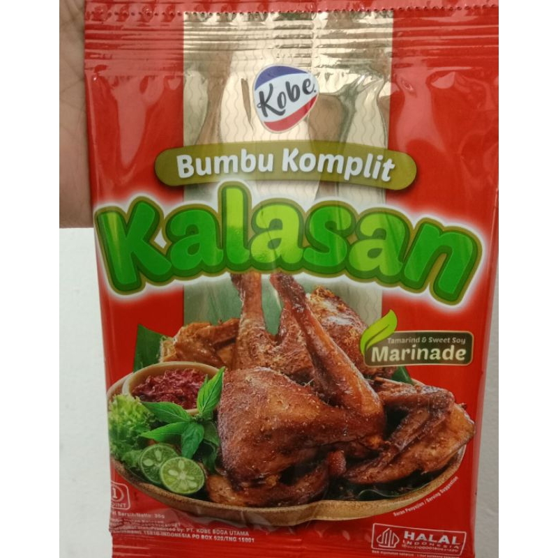

Kobe bumbu kalasan (komplit)