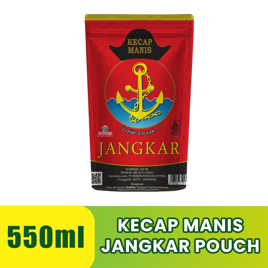 

JANGKAR MERAH KECAP MANIS POUCH REFILL 550ML