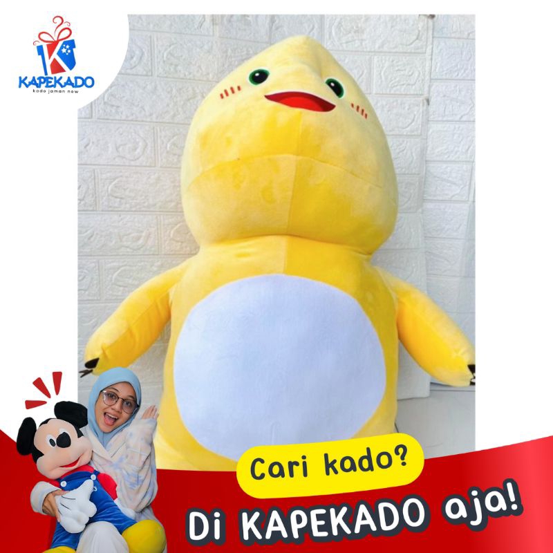 Boneka Dino Nalong Ukuran Super Jumbo Hadiah Kado Gift Lucu Lembut Halus