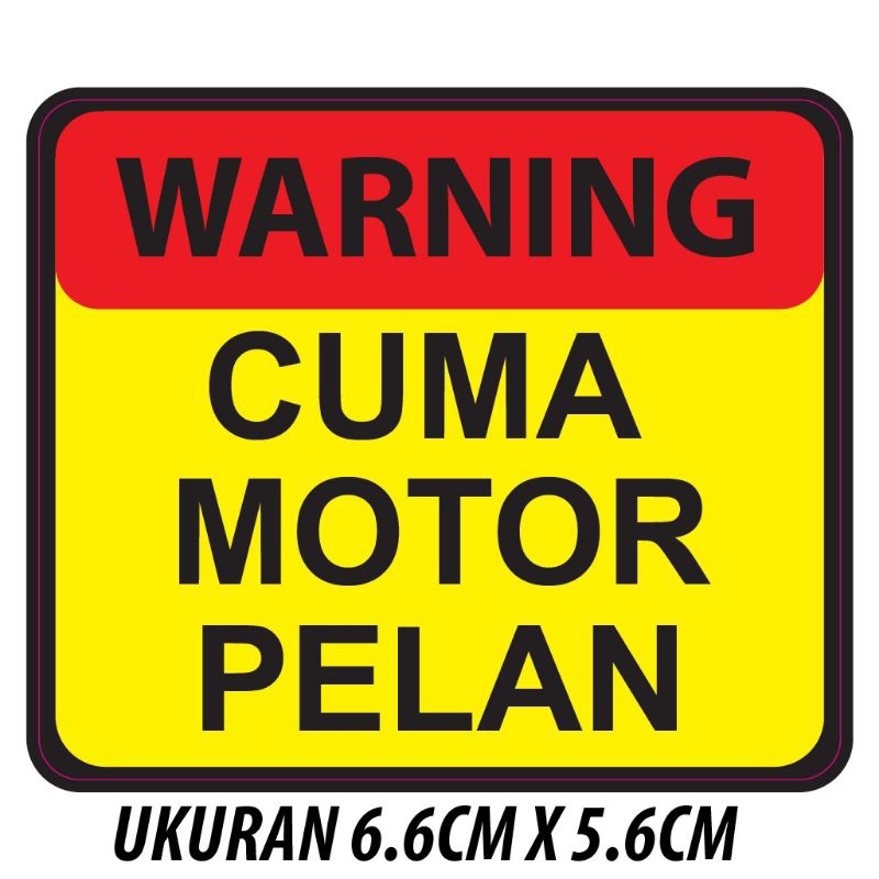 

sticker warning kata kata