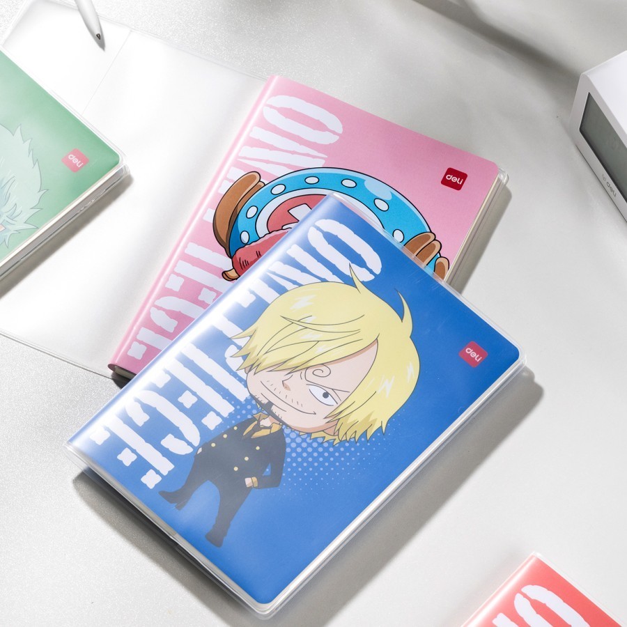 

Deli Buku Tulis Sampul Plastik Kartun One Piece PVC A5 72Halaman EN008