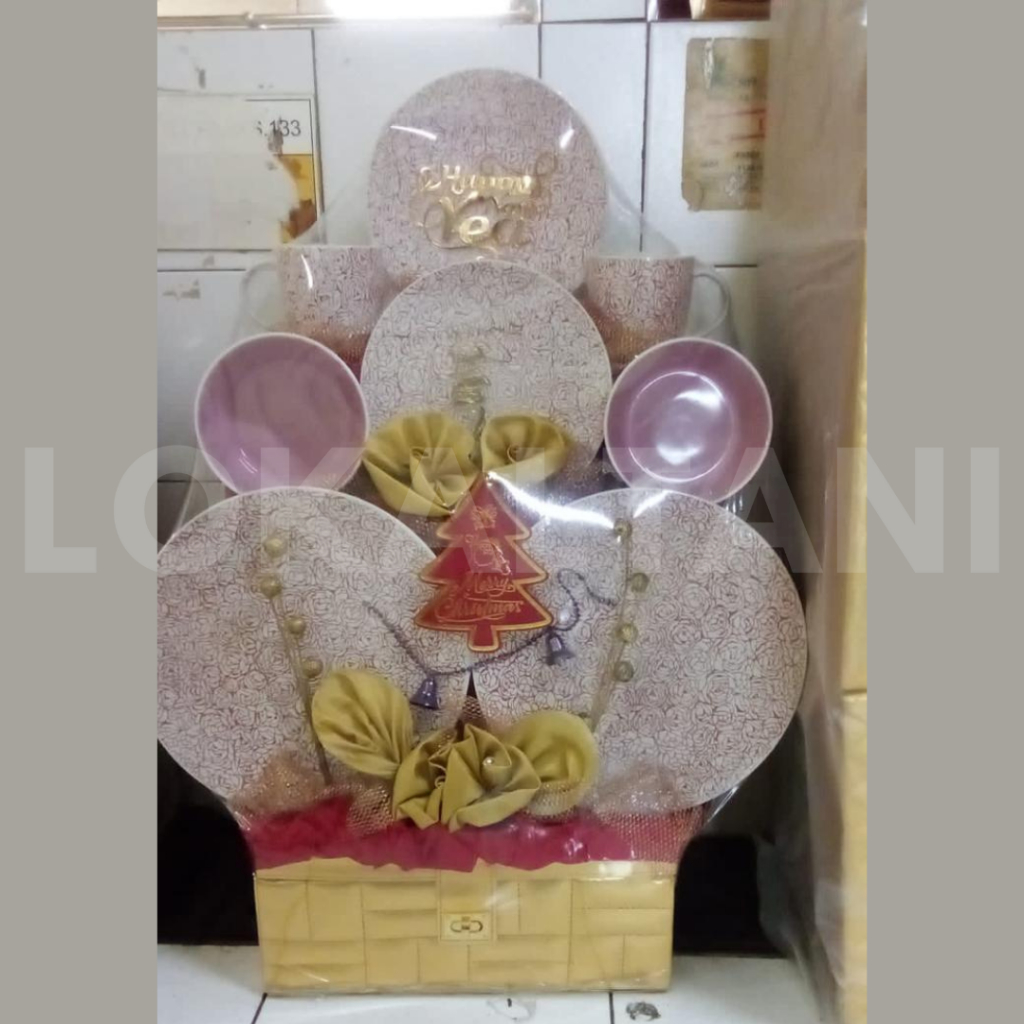 Parcel Spesial Natal/ Parcel Dinner Set Premium Natal/ Hampers Parcel Pecah Belah/  Parcel Dinner Se