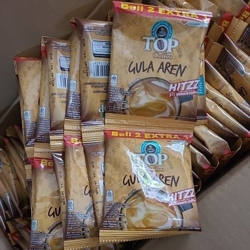 

KOPI TOP COFFEE GULA AREN ISI 15 SACHET 3 IN 1 COFFEE