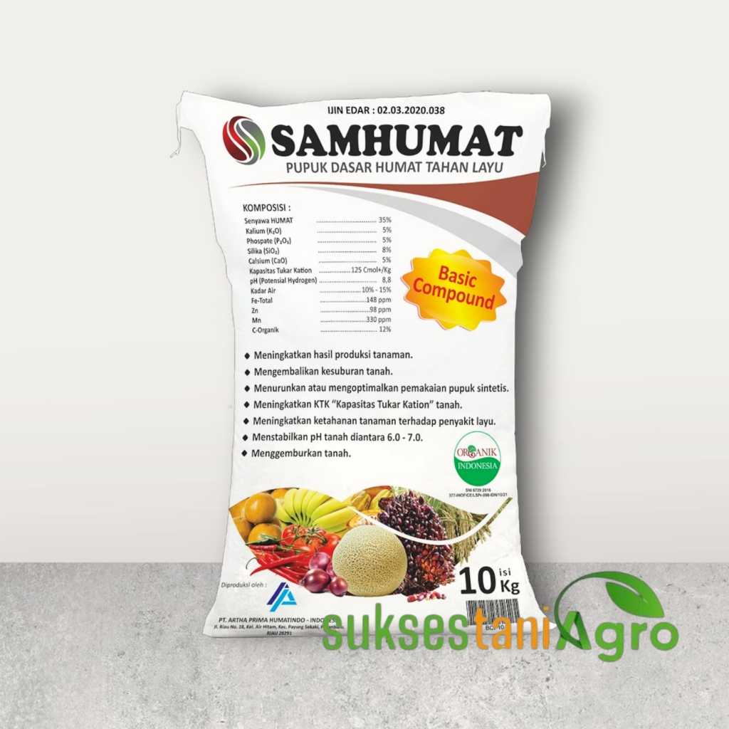 

PUPUK ASAM SAMHUMAT 10 KG