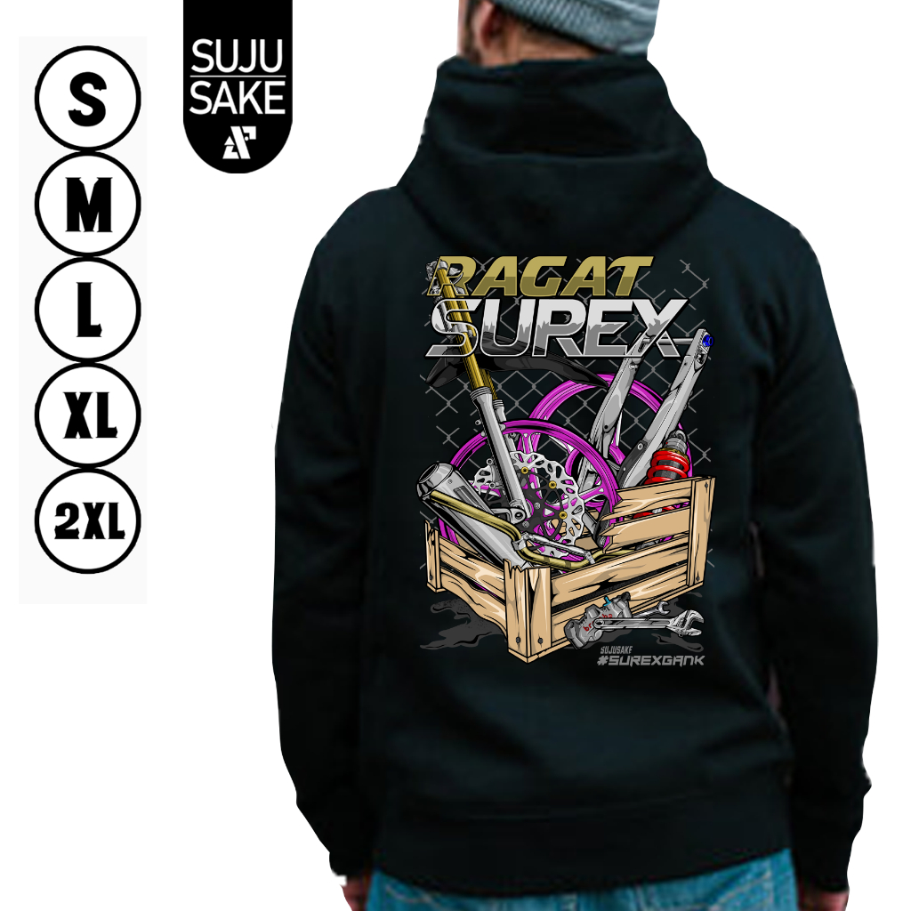 Sujusake Industries Jaket Hodie Hode Hodi Hudie Hoodie Jemper Kupluk Komunitas Motor Kawasaki Superm