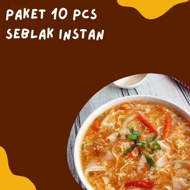 

PAKET 12 PCS SEBLAK INSTAN BUMBU BASAH