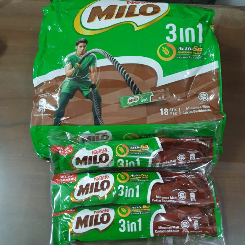 

Milo Malaysia 3 in 1 isi 21 stik