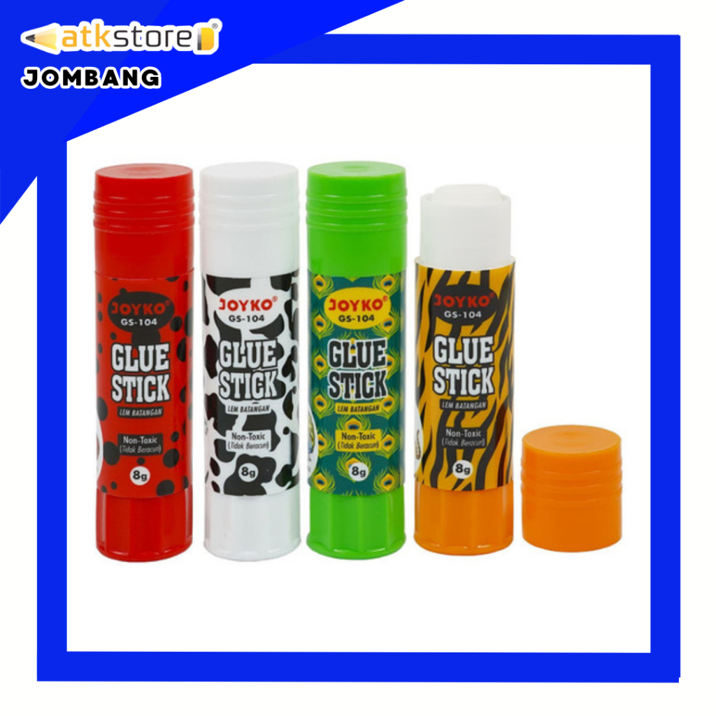 

JOYKO Glue Stick GS-104 Motif Animal - Lem Stik Joyko - Lem Kertas Stik Motif Hewan - ATJ