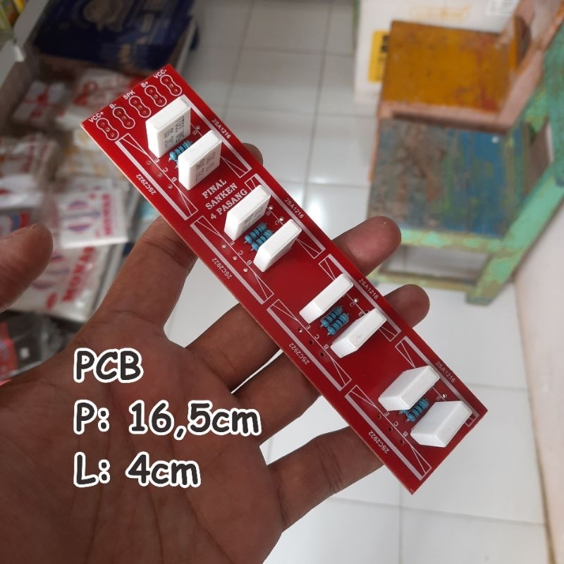 NB Kit Pcb Final Sanken 4 Set Tanpa Transistor