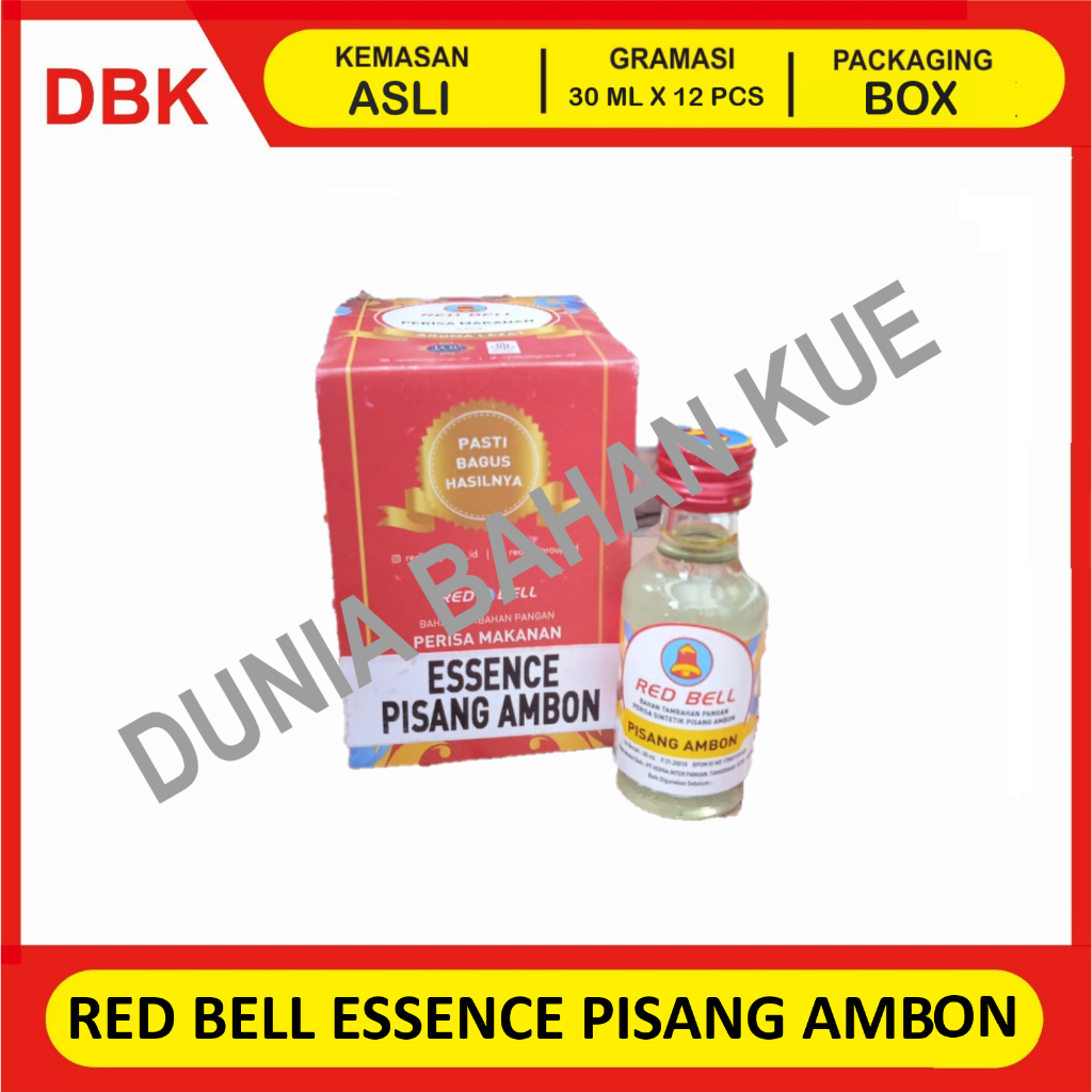 

RED BELL ESSENCE 30 ML PISANG AMBON - 1 LUSIN 12 PCS
