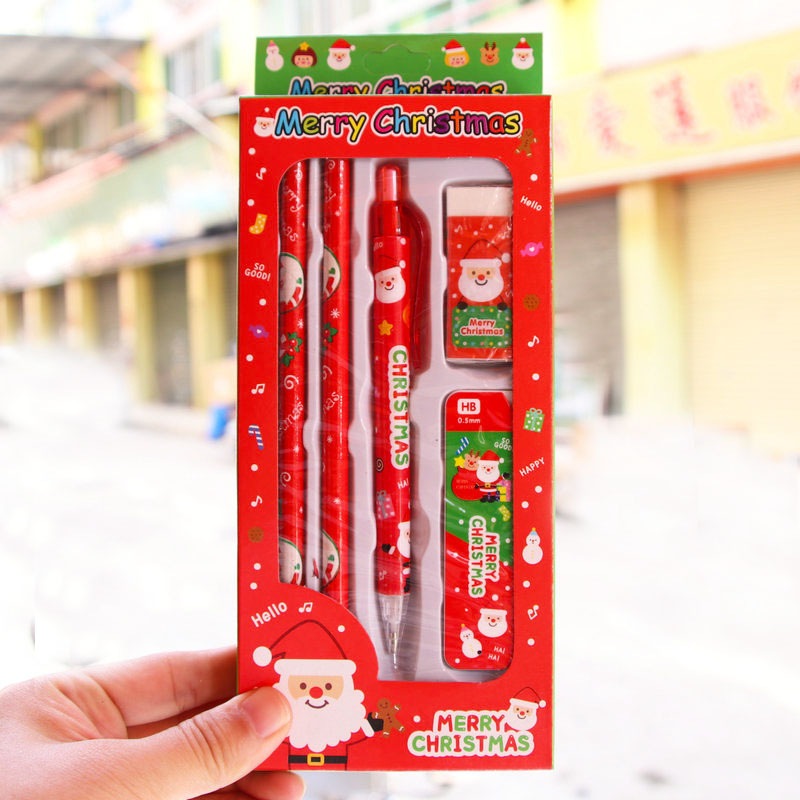 

SET ATK GIFT BOX KIDS ANAK MOTIF NATAL CHRISTMAS PENSIL PENGHAPUS PILOT / 1 SET PENCIL HADIAH SANTA CLAUS GIFT KADO LUCU P7 #KIDSPARKLE