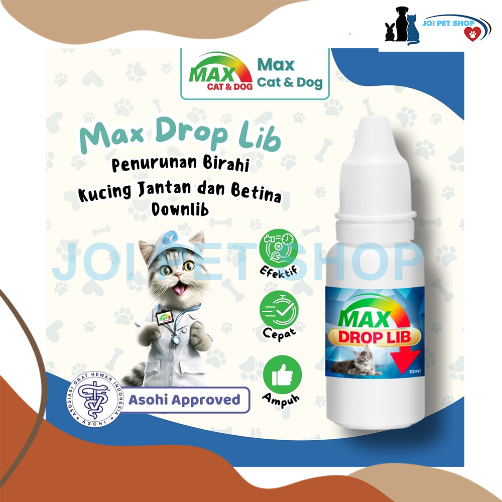 MAX DROP LIB  DOWN LIB Penurun birahi libido kucing