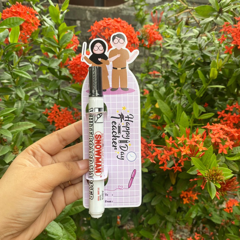 

Kado Hari Guru Nasional kado spidol | Kartu Ucapan Hari Guru