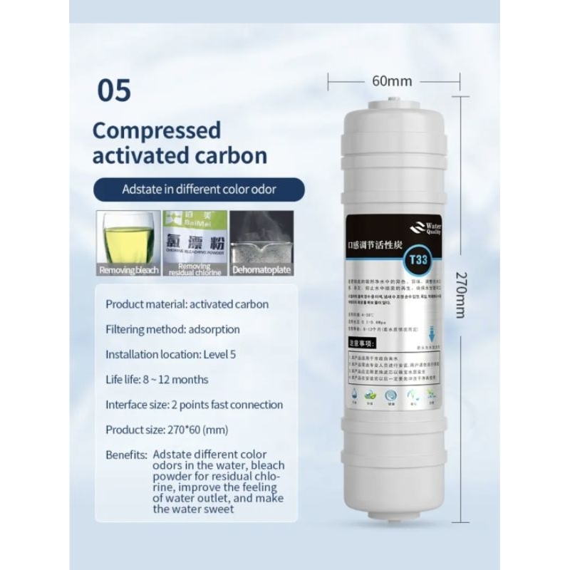 Filter Post Carbon T33