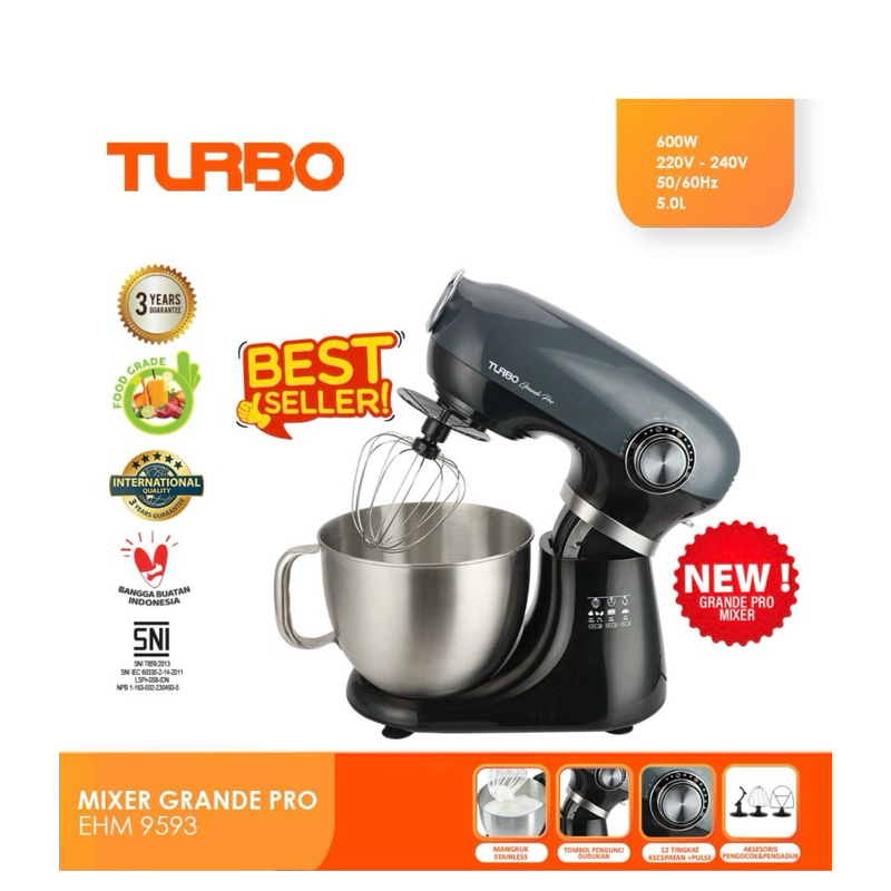 Stand Mixer TURBO EHM 9593/ TURBO Stand Mixer / Mixer turbo Grande