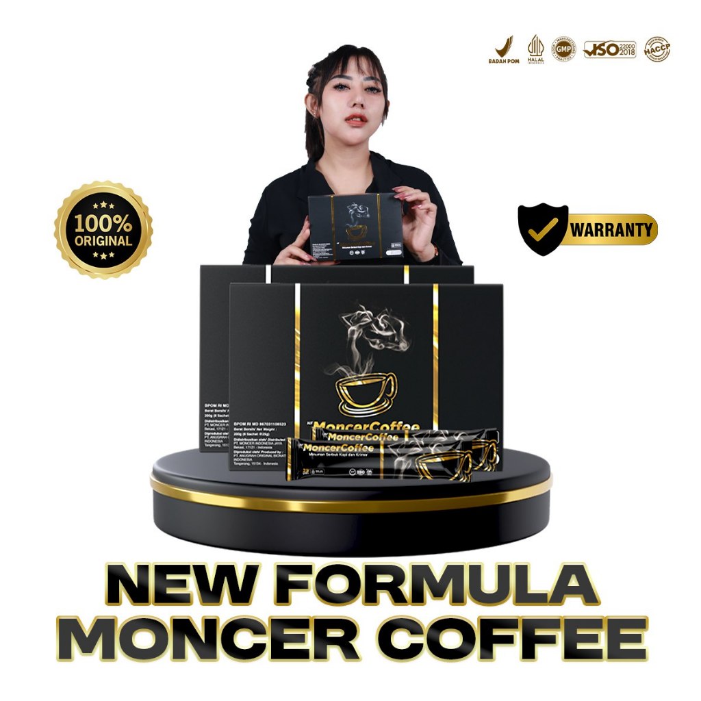 

2 Box Isi 16 Sachet Nf Moonceer Coffee Pria Berkhasiat dari Herbal Alami Bersertifikat Bpom Aman Tanpa Efek Samping
