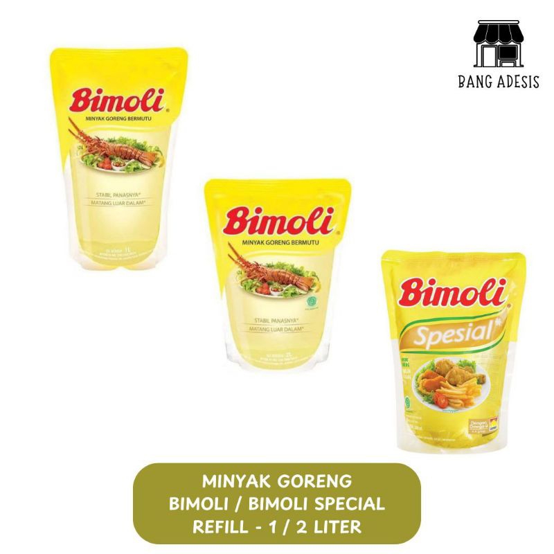 

Minyak Goreng Bimoli / Bimoli Special Refill 1 atau 2 Liter - BangAdeSis
