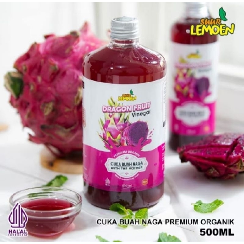 

CUKA BUAH NAGA 500 ML || DRAGON FRUIT VINEGAR || CUKA NAGA ORGANIK BY SUUR LEMOEN ID