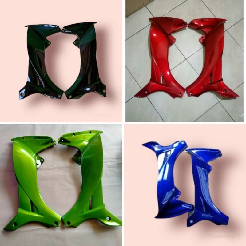 Paket Tebeng Set Lexil Legshield Sayap Dalam Jupiter Z 2006 2009 Burhan Hitam Merah Maroon Biru