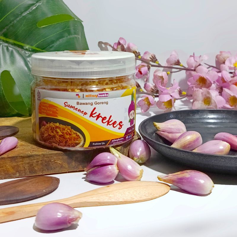 

Bawang Goreng Sumenep Premium Asli 100g - Tanpa Pengawet, Halal, Gurih & Praktis