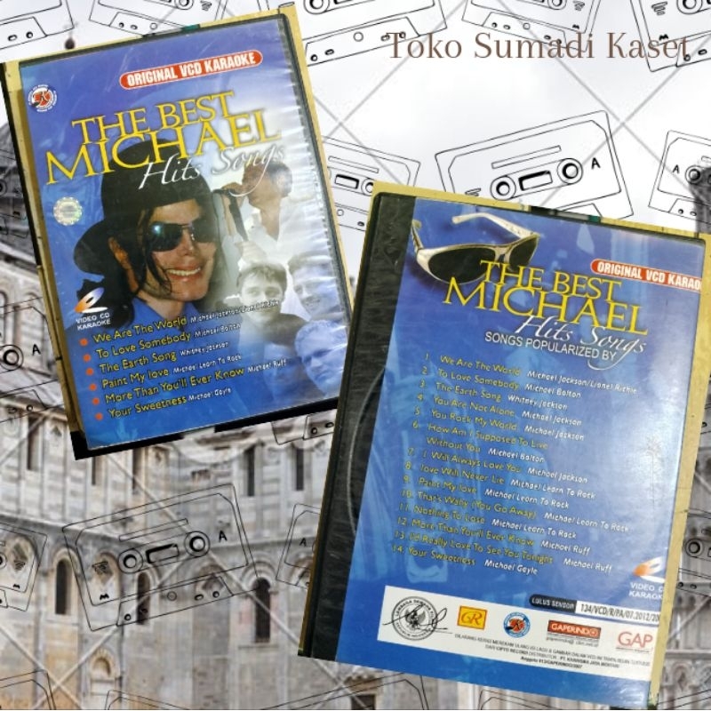 VCD vocal di populerkan the best Michael Jackson hits song