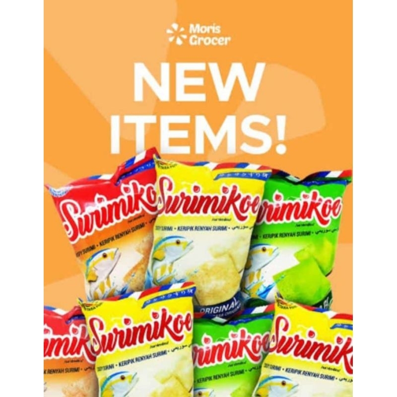 

SNACK KERIPIK IKAN RENYAH SURIMI SURIMIKOE KEMASAN 68GR