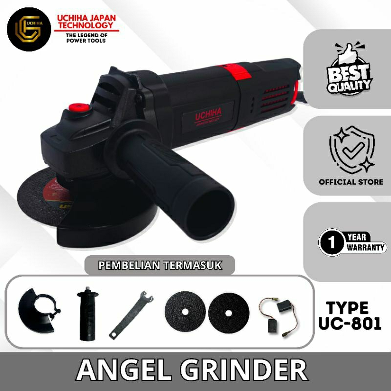 PROMO mesin gerinda komplit full bonus gerinda angle uchiha ORI