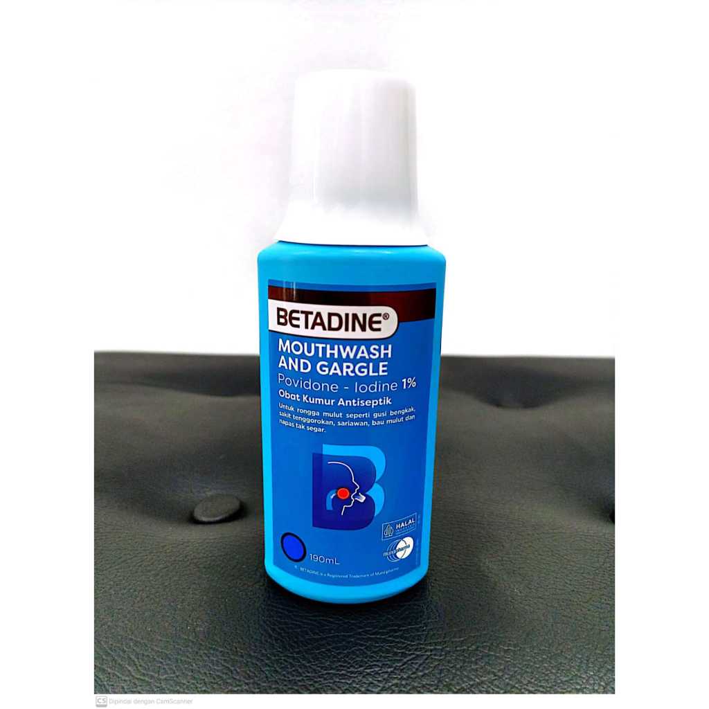 Betadine kumur / betadine gargle / betadine mouthwahs / obat kumur antiseptik